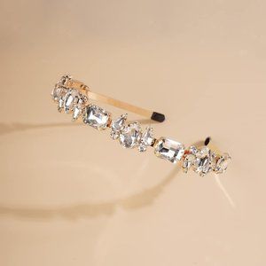 Women Elastic Rhinestone Head Bands Vintage Headband Hair Hoop Hair Accessories